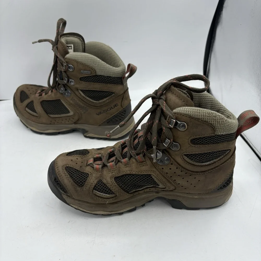 Vasque Boots Mens Size 7.5 M Breeze 3.0 III Mid Gore-Tex Brown Trail Hiking 7190